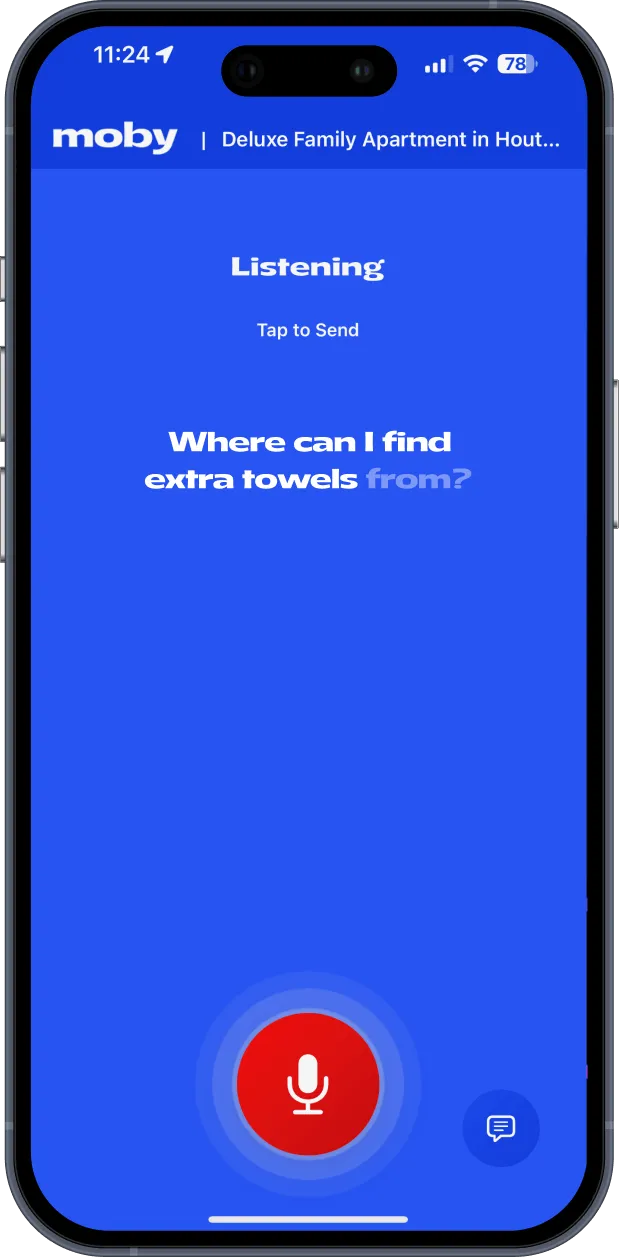 MOBY UI components and design details